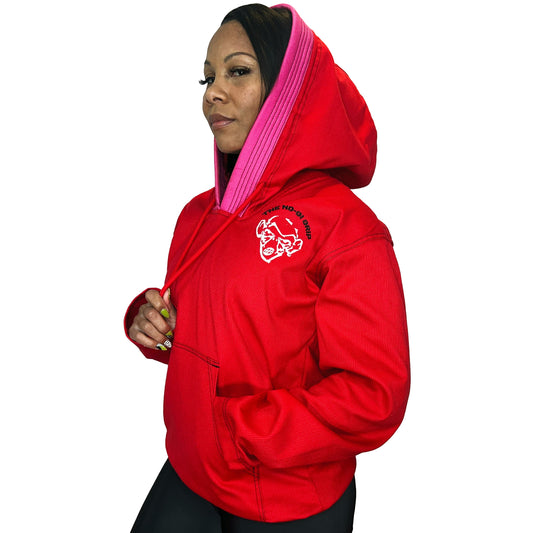 Gi Pullover Hoodie (Red & Pink)